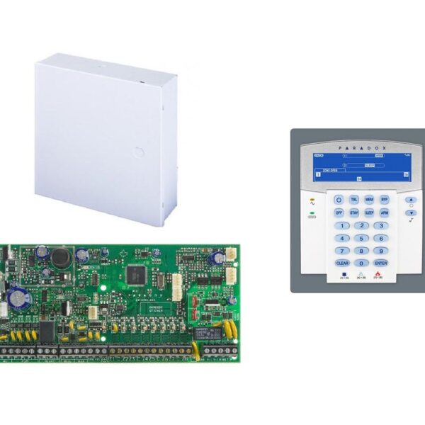 Centrala Paradox SP6000; 8 intrări de zonă sau 16 cu