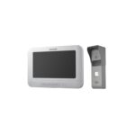 Set videointerfon color Hikvision DS-KIS203T; montaj pe 4 fire; setul