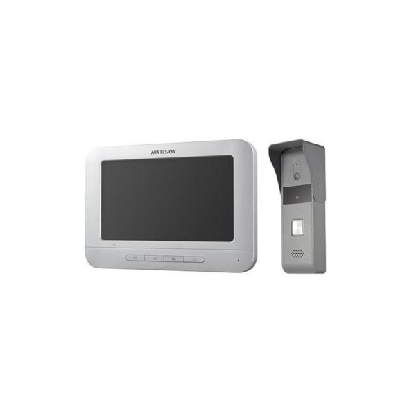Set videointerfon color Hikvision DS-KIS203T; montaj pe 4 fire; setul