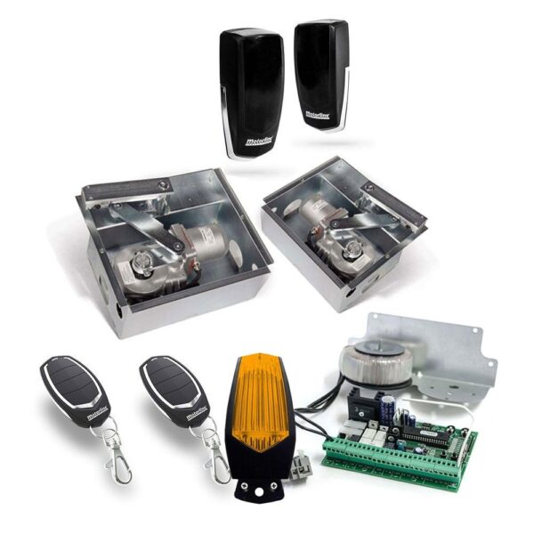 Kit automatizare poarta batanta Motorline SUBWING724, 2.5 m/canat, 24 Vdc,