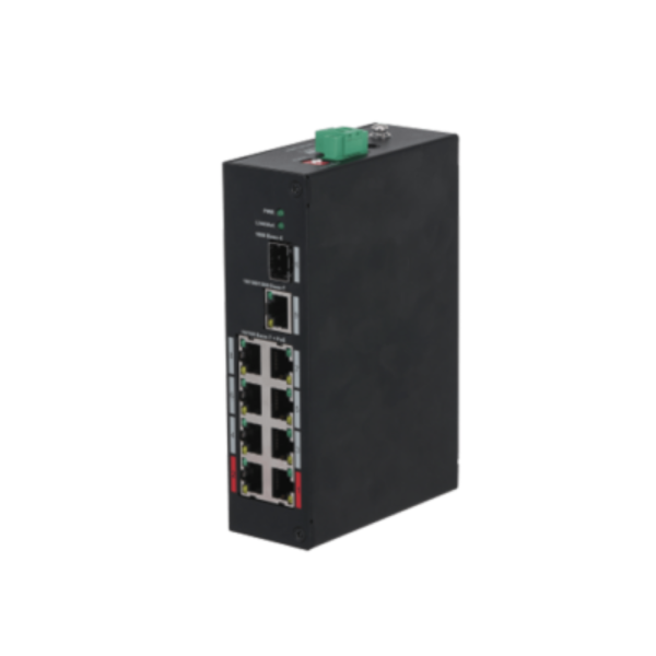Dahua Switch 8 porturi, POE, PFS3110-8ET-96-V2, Standarde retea: IEEE802.3/IEEE802.3u/IEEE802.3X/IEEE 802.3ab/IEEE802.3z,