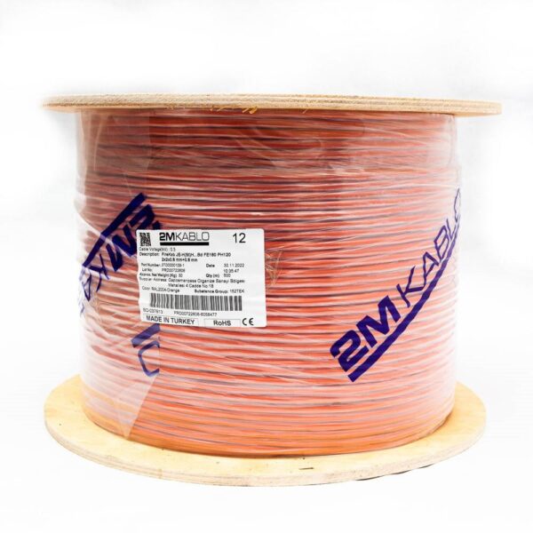 "Cablu incendiu JEH(St)H...Bd FE180 PH120 2x2x0.8 mm+0.8 ,  rezistenta