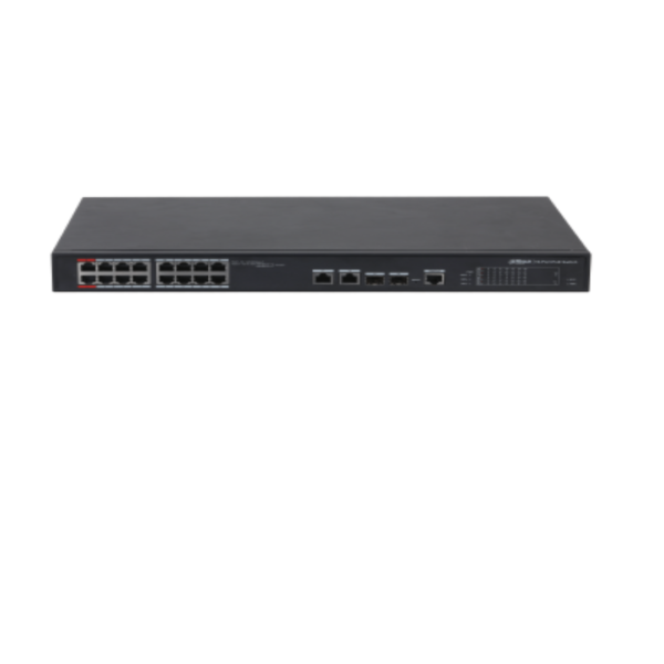 Dahua Managed switch 16 porturi PFS4218-16ET-240, Interfata: 16 x RJ45