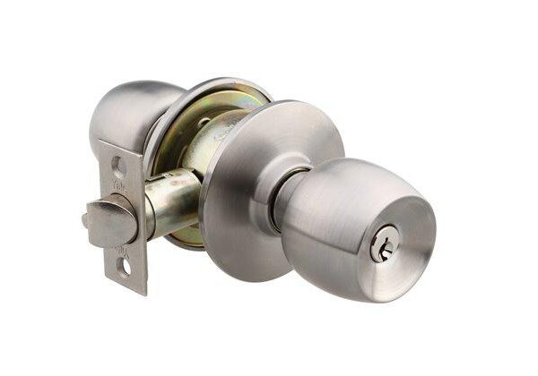 Buton cheie, nichel satinat 40-CY3-5786-ET-3101, Backset zavor 60 mm, pentru