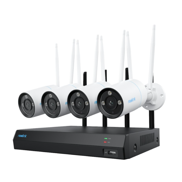 NVR Reolink RLN12W;NVS12-8MB4W Contine un NVR NVS12 si 4 camere