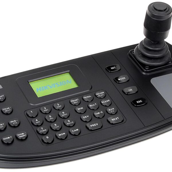 Tastatura Hikvision, DS-1006KI; 128 x 64 pixel screen displays all