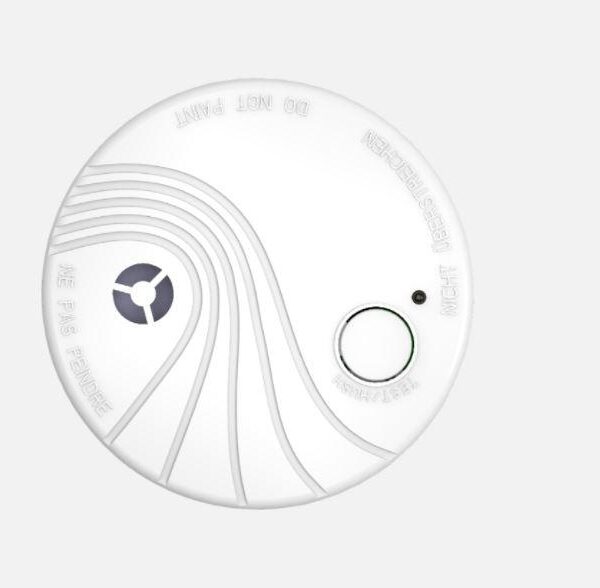 Detector de fum wireless Hikvision DS-PDSMK-S-WE, frecventa operare: 868MHz, criptare:
